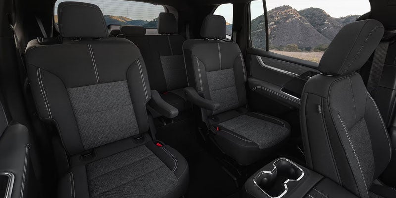 Interior view of the 2026 GMC Acadia